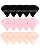 15 Pieces Powder Puff Face Soft Triangle Makeup Puff Velour Puff for Loose Powder Body Powder Cosmetic Foundation Blender Makeup Sponge Beauty Wet Dry Makeup Tool(Black,Nude,Pink) Black, Nude, Pink - Buy Online on GoSupps.com