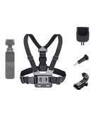 Micros2u Chest Belt Attachment for DJI Osmo Pocket & Action Cameras | Comfortable & Safe POV Recording - Buy Online on GoSupps.com