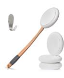 Back Lotion Applicator for Easy Reach Self-Application - Includes Handle, 4 Pads, Hook - Ideal for Cream, Sunscreen, Self Tanner - Buy Online on GoSupps.com