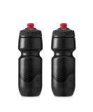 Polar Bottle Breakaway Wave Lightweight Bike Water Bottle - BPA-Free, Cycling & Sports Squeeze Bottle 24 oz - 2 Pack Charcoal Black - Buy Online on GoSupps.com