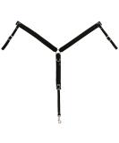 Weaver Leather Felt Lined Ring-in-Center Breast Collar Horse Black - Buy Online on GoSupps.com