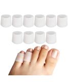 Nuosen Soft Gel Toe Sleeves - 5 Pairs | Corns Remover, Blister Protection & Grinding Feet Relief - Buy Online on GoSupps.com