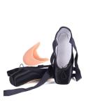 Daydance Ballet Pointe Shoes - Girls/Women Black with Toe Pads and Ribbon - Size 3 (Big Kid) - Buy Online on GoSupps.com