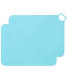 JYKJ Silicone Baby Placemat with Raised Edge, Non Slip Surface, Cute Cartoon Design - BPA Free, Easy to Clean, Dishwasher Safe - Blue - Buy Online on GoSupps.com