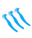 Lalafina 6ST Double Prosthesis Nursing & Cleaning Brush for Dentures | Best Brush for False Teeth Care and Maintenance - Buy Online on GoSupps.com