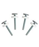 4 Pack M10 Extra Long Pressure Gate Threaded Spindle Rods - Baby, Kids, Pet Dog Gates Accessory Kit for All Pressure Mounted Walk Thru Gates - Buy Online on GoSupps.com