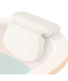 Xtra-Comfort Slip Resistant Spa Bath Pillow - Waterproof, Thick & Soft - Fits Curved/ Straight Tubs - Head and Neck Support - Bathtub Accessory - Buy Online on GoSupps.com