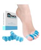 Toe Separators for Bunion Pain Relief | Foot Stretcher & Muscle Strengthening | NAOS Therapeutics | Unisex Foot Health Solution - Buy Online on GoSupps.com
