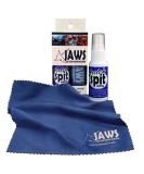 Jaws  Premium Anti-Fog Spray for Eye Glasses  Mirrors  Plastic Windows  Swim Goggles  Diving Masks - Quick and Long-Lasting Glass Anti Fog Quick Spit Spray with Cloth  1 oz. - Buy Online on GoSupps.com