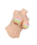 Cyomi Silicone Half Body Breast Forms - Realistic C-G Cup Breast Shapes for Crossdressers & Transgender Cosplay - Ivory White Elastic Cotton Filling - Buy Online on GoSupps.com