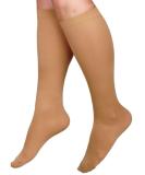 Buy Medline CURAD Knee High Compression Hosiery 20-30 mmHg - Tan Size F (3XL) for Varicose Vein & Edema Relief | International Shipping Available - Buy Online on GoSupps.com