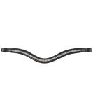 Luxury Black Glitter Headband for Horses | Rhinestone Curved Bridle Strap for Warmbloods & Thoroughbreds - COB Size - Buy Online on GoSupps.com