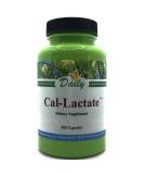 Daily's Calcium Lactate - 250 Vegetarian Capsules for Stronger Bones - Buy Online on GoSupps.com