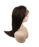 Mila 10-Inch Dark Brown Full Lace Wig | 100% Brazilian Virgin Human Hair | 130% Density with Baby Hair | Glueless 25.4 cm Real Hair Wig - Buy Online on GoSupps.com