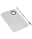 Buy Stainless Steel Makeup Mixing Palette & Spatula for Professionals | Perfect for Makeup Artists - Buy Online on GoSupps.com