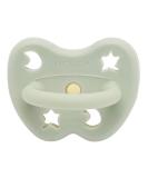 Hevea Colored Natural Rubber Pacifier | Eco-Friendly BPA-Free Food-Grade | Nordic Sea Green | 3-36 Months - Buy Online on GoSupps.com