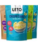 Keto Cauliflower Chips Variety Pack - Healthy Vegetable Snacks, Gluten-Free, Paleo, Vegan - 4 Pack of Cauliflower Thins for Ketogenic Diet - Buy Online on GoSupps.com