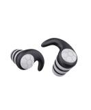 Noise Cancelling Ear Plugs for Sleeping | 35dB Flexible Silicone Earplugs for Focus & Work | Includes S/M/L Eartips & Storage Case - Black - Buy Online on GoSupps.com