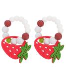 SOIMISS Infant Teething Toy 2 Pieces Sensory Teething Bracelet Baby Molar Bracelet Baby Cartoon Toy Cartoon Fruit Molar Bracelet Baby Molar Bracelet Strawberry Toy Colorful Redx2pcs 11X6X1.3CMx2pcs - Buy Online on GoSupps.com