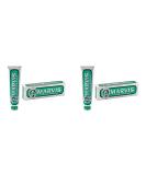 Marvis Classic Strong Mint Toothpaste 85ml - Pack of 2 | Invigorating Flavor & Long-Lasting Freshness - Buy Internationally - Buy Online on GoSupps.com