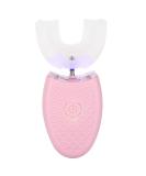 U-Shaped Electric Sonic Toothbrush for Adults | Automatic Cleaning & Cold Light Whitening | Waterproof Oral Care Toothbrush (Pink) - Buy Online on GoSupps.com