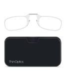 Thinoptics Reading glasses with universal compactui - compact foldable reading glasses with flex -fit technology - 1.00 1.50 2.00 2.50 dioptries - visual aid optics glasses reading aid for women men colorless frame black case 2.0 x - Buy Online on GoSupps.com