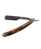 Beaupretty Vintage Straight Razor with Wooden Handle - Black Barber Steel Shaving Knife for Men | Home & Salon Use - Buy Online on GoSupps.com
