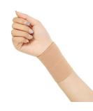 SPOTBRACE Medical Wrist Bands - Thin Compression Wrist Sleeve for Pain Relief & Support | Unisex Wrist Brace for Sprains Swelling Soreness & Carpal Tunnel - 1 Pair (Skin Medium - Buy Online on GoSupps.com