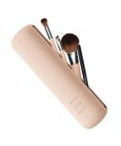 Fvion travel make-up brush holder cosmetics organizer made of silicone portable travel make-up brush pocket travel make-up brush holder (khaki) - Buy Online on GoSupps.com