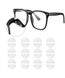 Voarge 24 Pcs Anti-Slip Silicone Glasses Pads - Self-Adhesive D Shape Nose Pads 15mm Oval Non-Glued White - Buy Online on GoSupps.com