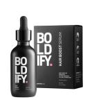 BOLDIFY Hair Growth Serum, Contains 30 Natural Hair Boosters + 4 Clinically Proven Peptides, Hair Serum for Hair Growth, All Natural Scalp Treatment, Hair Growth Oil for Women & Men, Lightweight Non-Greasy Serum for All Ha - Buy Online on GoSupps.com