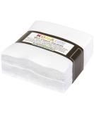 White Kona Solids Mini Charm Pack 84 100% Cotton 2.5 Precut Fabric Quilt Squares - Buy Online on GoSupps.com