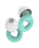 Reusable Earplugs for Sleep & Travel | Soft Noise Reduction Earplugs - Green & White - Buy Online on GoSupps.com