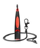 ACME Dog Whistle No. 211.5 (Update 2023) with Free Whistle Band in Matte Black Alpha Ideal for Callback Long Range Frequency Standardised (Black/DG Orange) - Buy Online on GoSupps.com