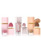 URQT Highly Pigmented Liquid Contour - Long-Lasting Buildable Contouring Wand with Sponge Tip | Pack of 3 Blush & Highlighter - Global Shipping Available - Buy Online on GoSupps.com