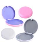 AWAVM 2pcs Magnetic Retainer Dental Box - Portable Orthodontic Sleeve Storage in White & Pink - Buy Online on GoSupps.com
