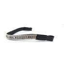 Beautiful Horse-Straps with Sparkling Stones | Equipride | Bright Brown Leather - 16'' - Buy Online on GoSupps.com