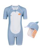 Juicy Bumbles Baby Swimsuit - One Piece Toddler Swimming Costume - Short Sleeve Boys and Girls Swimwear (3-4 Years) - Buy Online on GoSupps.com