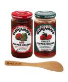Spice up Your Meals with Howard's Hot Pepper and Sweet Pepper Relish 11oz (Pack of 2) + Spice of Life Spreader - Buy Online on GoSupps.com