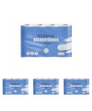 Buy Amazon Kitchen Rolls 3-Ply - 4 Rolls 64 Sheets Each White | International Shipping Available - Buy Online on GoSupps.com