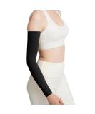 Arm Compression Sleeve for Men & Women - 20-30 mmHg Full Arm Support for Pain Relief Swelling & Recovery - Black Large - Buy Online on GoSupps.com