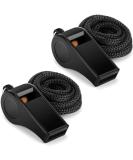 Fya Whistle - Professional Sports Whistle with Lanyard | Loud Clear Black Whistle for Coaches, Referees, and Officials - Buy Online on GoSupps.com