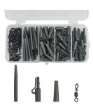 KLYNGTSK 120pcs Carp Fishing Accessories Set Swivels Lead Clips with Storage Box - Buy Online on GoSupps.com