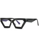 AIEYEZO Thick Cat Eye Glasses | Fashionable Blue Light Blocking Glasses for Women | Anti Eyestrain & Headache Relief | 54mm Black Frame - Buy Online on GoSupps.com