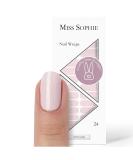 Miss Sophie Cotton Candy Nail Foils - 24 Pastel Pink Strips for Fingernails and Toenails - Buy Online on GoSupps.com