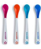 Munchkin Babyl open with color change dishwasher-proof plastic cutlery for the converted food introduction with heat display for babies & toddlers BPA-free-4-series set - Buy Online on GoSupps.com