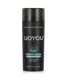 UOYOU Medium Blonde Hair Fibres 27.5g Bottle - Natural Keratin Hair Fibers for Thinning Hair | Hair Loss Concealer for Men and Women - Hair Building Fibres Powder - Buy Online on GoSupps.com