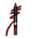 SUGAR Cosmetics Matte As Hell Crayon Lipstick - 15 Stephanie Plum (Plum Mauve) with Sharpener Highly Pigmented  Creamy Texture  Long Lasting Matte Finish - Buy Online on GoSupps.com