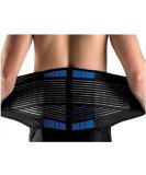 KL Happiness Deluxe Neoprene Double Pull Lumbar Lower Back Support Brace Exercise Belt - 5XL (50-63) | Pack of 1 - Buy Online on GoSupps.com