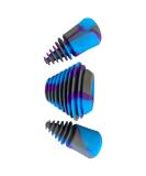 Green Piece Silicone Purple Cleaning Plugs + Stoppers - Airtight Bottle Cap for Glass & Plastic - Odor Proof - Set of 3 - Buy Online on GoSupps.com